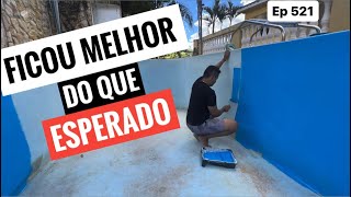 REFORMANDO A PISCINA DO SÍTIO.