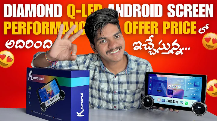 Budget DIAMOND DUAL KNOB Android player Review in Telugu || Autostar Android player under ₹8000 ||