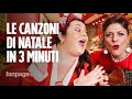 Le canzoni di Natale in 3 minuti