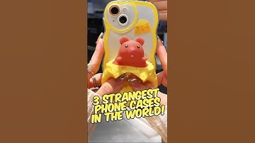 3 strangest phone cases in the world ‼️