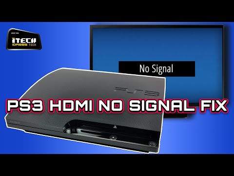 PS3 hdmi no signal fix