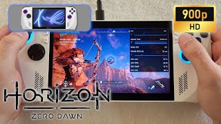 ASUS ROG Ally | Horizon Zero Dawn | 900p | AFMF - Original settings