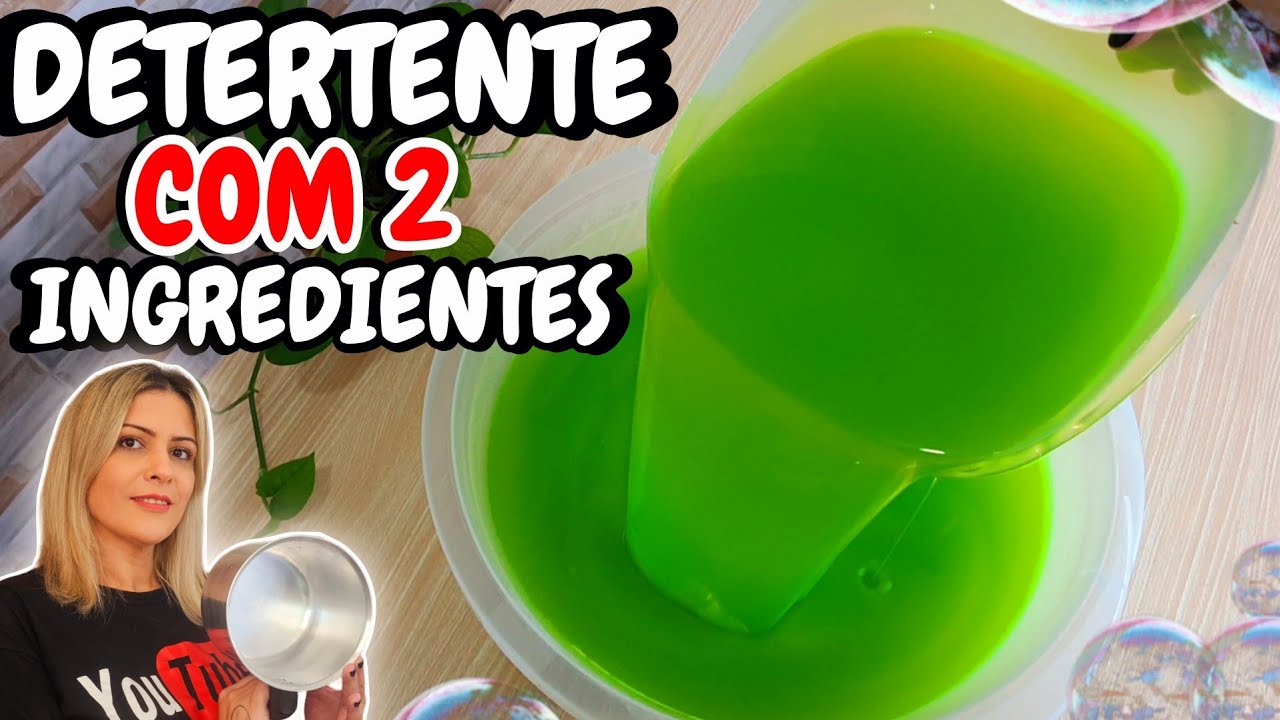 DETERGENTE  CASEIRO COM APENAS 2 INGREDIENTES ( SUPER FACIL DE FAZER)