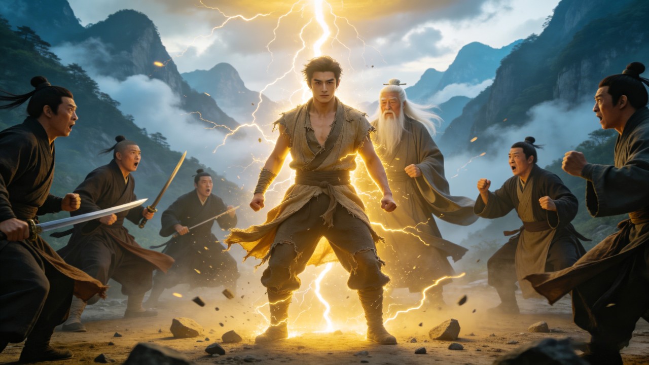 💥被仙人拋棄的廢柴小夥，竟引雷入體強行破鏡，一招秒殺最強劍仙！#中国电视剧 #精选 #精彩影视  #電影   #都市 #功夫 #movie #历史传奇剧  #玄幻 #kungfu #drama