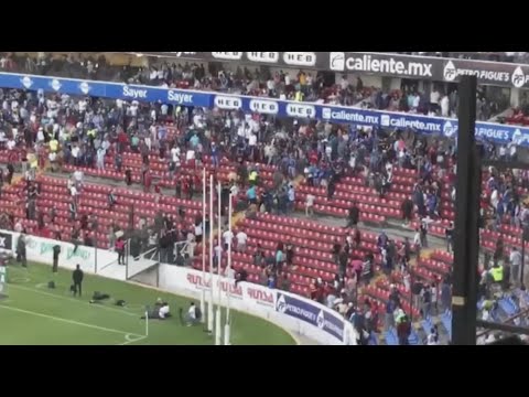 Mexico suspends league soccer matches after massive brawl