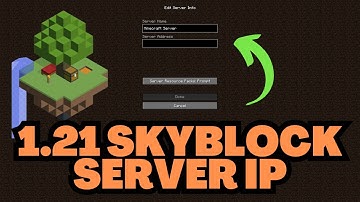 Minecraft 1.21 Skyblock Server IP Address