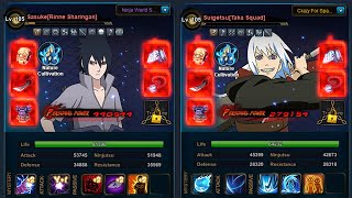 Rinnegan Sasuke and Taka Suigetsu | Naruto Online