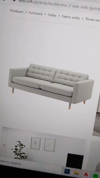 A sofa that looks long and wide will make your space feel bigger. This example is Morabo sofa in USA