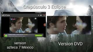 Crepúsculo 3 Eclipse Azteca 7 Vs Dvd 2