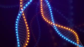 Free motion background Loop - Beautiful Glowing Helix Background Video