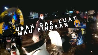 NIGHT RIDE VESPA | PULANGNYA TEROBOS BANJIR DORONG VESPA SAMPE MAU PINGSAN‼️ NIGHT RIDE VESPA | PULANGNYA TEROBOS BANJIR DORONG VESPA SAMPE MAU PINGSAN‼️