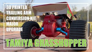 【Tamiya Grasshopper】 3D Printed Trailing Arm Conversion Kit-Major Upgrade!｜타미야 그래스호퍼 트레일링암 컨버전