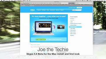 Skype 5.0 Beta for Mac