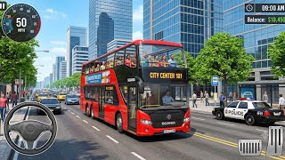 City Bus Drive Simulator - Real Coach Master Bus Game - Android Gameplay screenshot 1