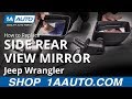 How to Replace Side Rear View Mirror 2006-18 Jeep Wrangler