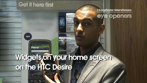 HTC Desire; Widgets on your home screens
