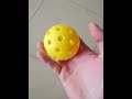 40-Hole Pickleball Durability Test
