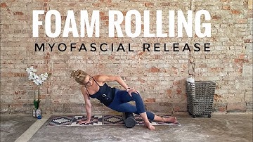 Foam Rolling Self Myofascial Release (with ball)