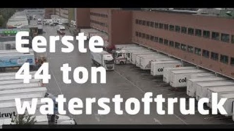 Video 44 ton elektrische truck op waterstof 