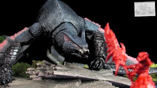 SH MonsterArts Monster Hunter World Nargacuga (Iceborn) First Edition Figure Review