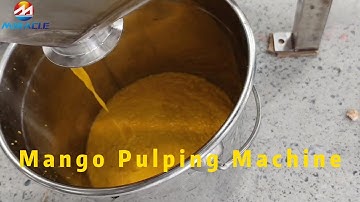 INSANE Mango Pulping Machine! 🤯 Pulp, Skin & Seed SEPARATED Automatically!