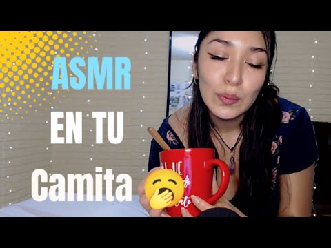 ASMR ESPAÑOL EN TU CAMITA 🛌😴 RELAJANTE SOFT SPOKEN SONIDOS DE AGUA 💦Y MÁS