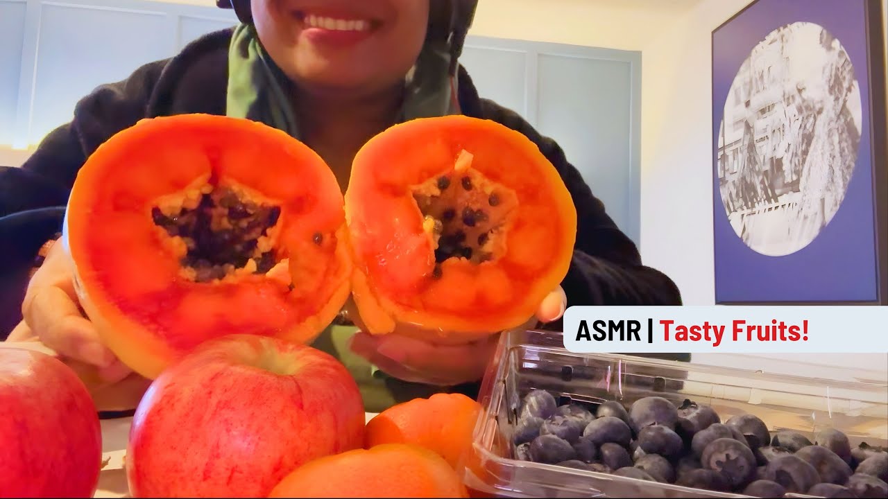 ASMR Fruitilicious Eating Vlog | No Talking