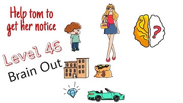 Brain Out Level 46-Help tom to get her notice Walkthrough solution