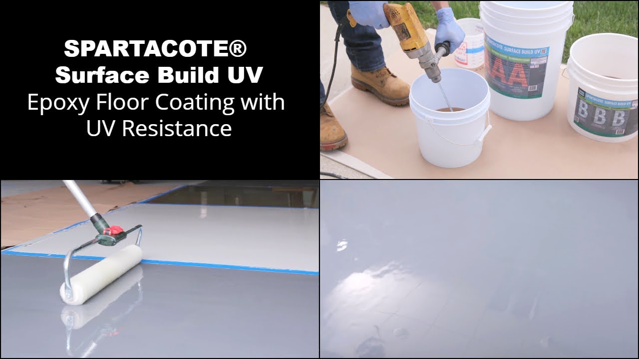 SPARTACOTE Surface Build UV Resistance Epoxy Floor Coating 