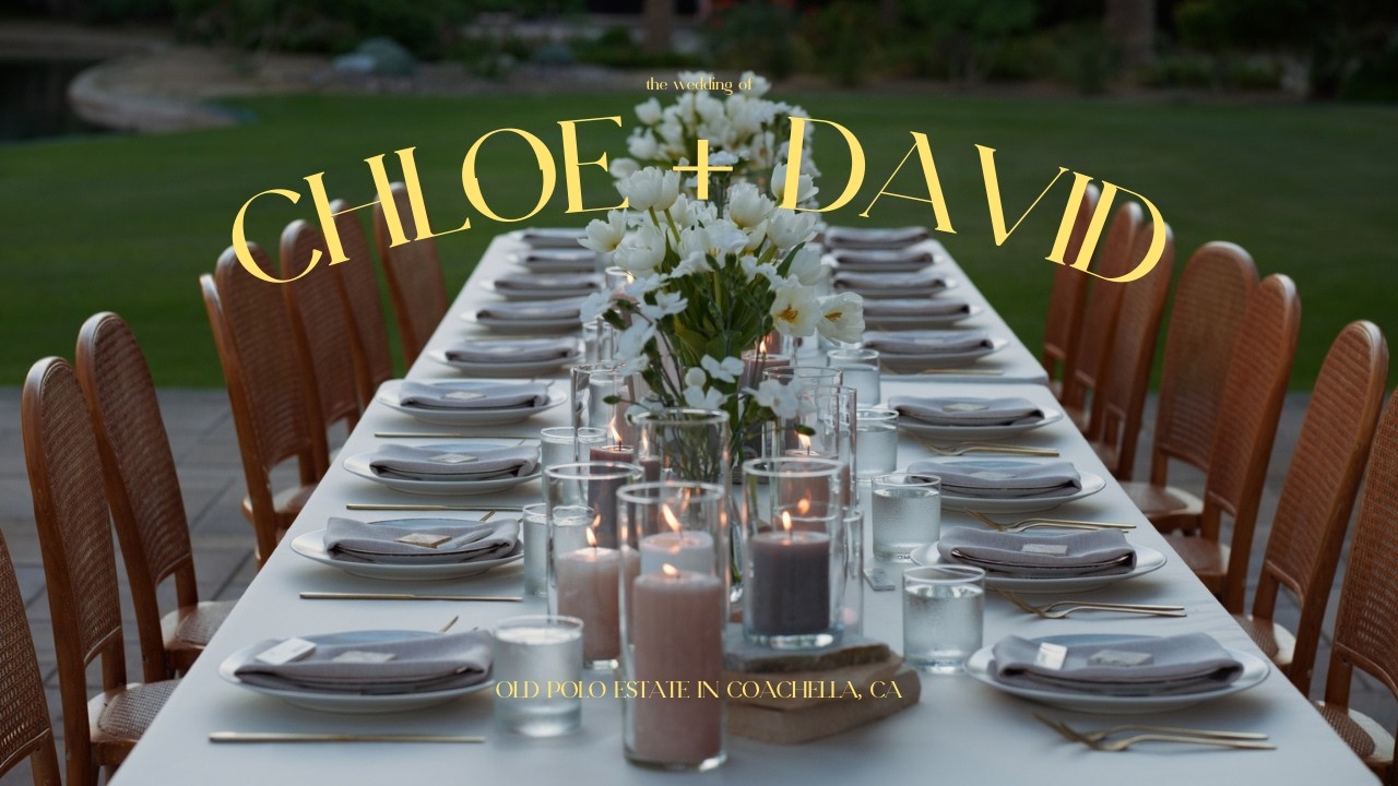 Chloe + David — wedding film cover