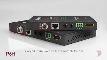 WyreStorm 4K UHD HDBaseT Extender Set with 2-way PoH and Bidirectional IR & RS-232 - EX-35-H2