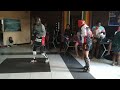 Des pratiquants de kick boxing malagasy  change techniques discipline low kick ethonie