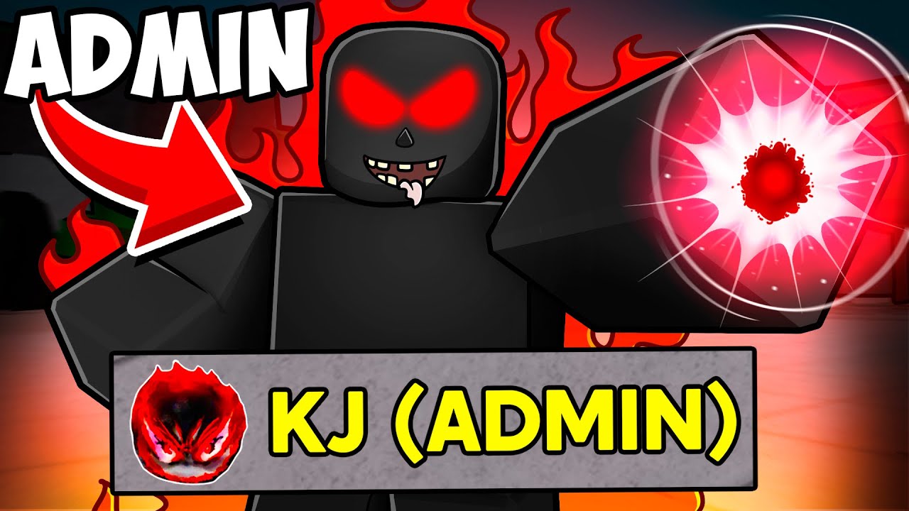 I Used the KJ ADMIN MOVESET in PUBLIC SERVERS... (Roblox The Strongest Battlegrounds)