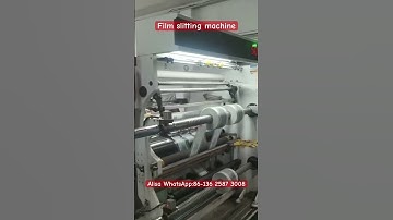 Label slitting rewinding machine