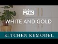 ATN Hawaii | White and Gold Kitchen | Kitchen Remodel
