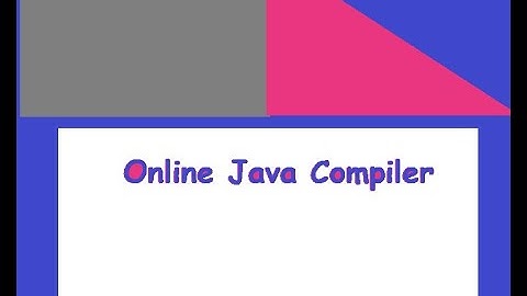how to run java program on online compiler tamil
