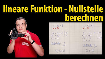 lineare Funktion - Nullstelle berechnen | Lehrerschmidt