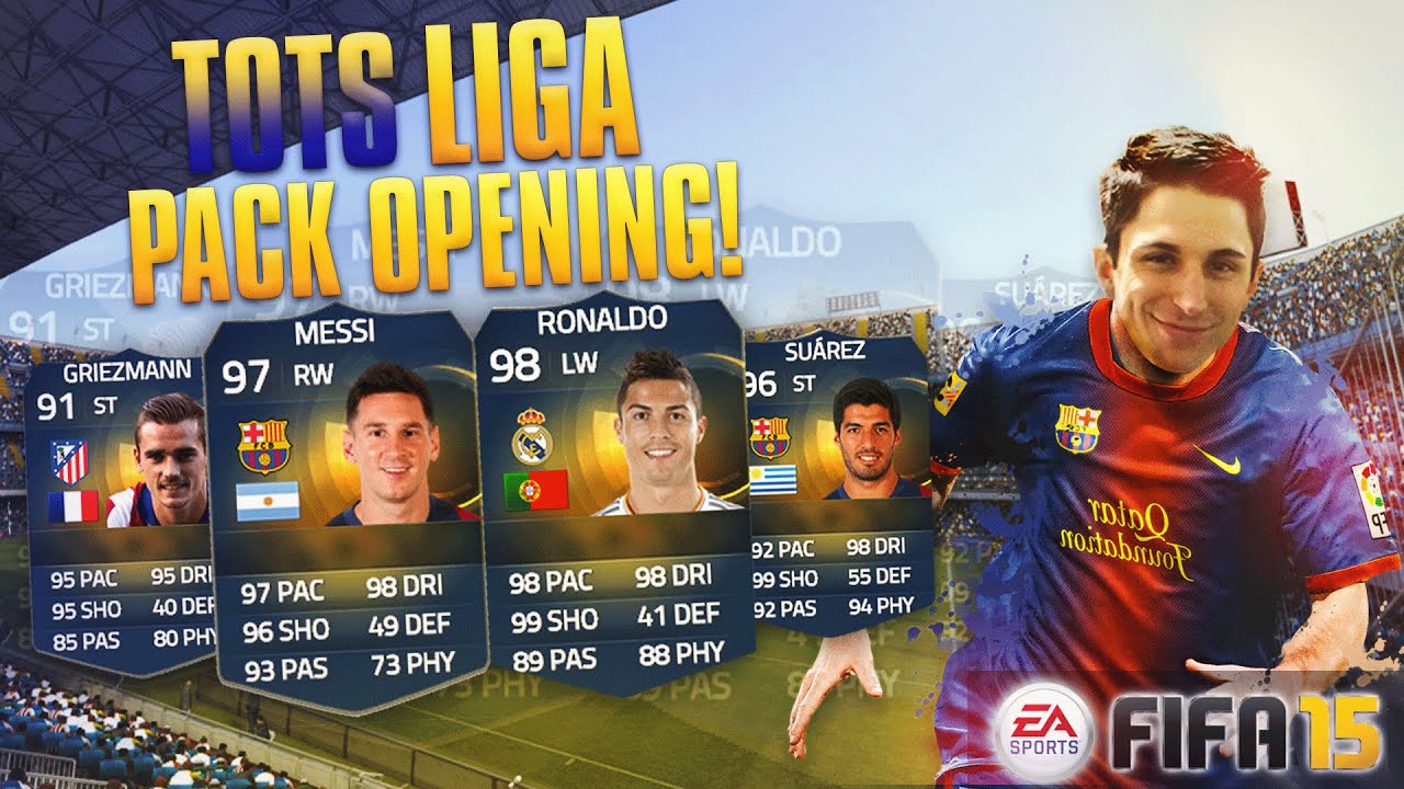 TOTS LIGA PACK OPENING! - YouTube