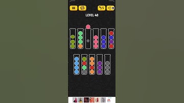 Ball Sort Puzzle level 40