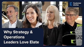 Why Strategy and Operations Leaders Love Elate
