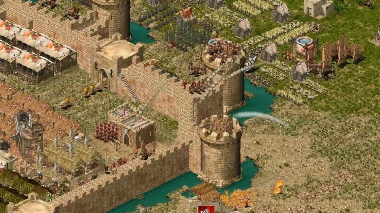 Stronghold Crusader Multiplayer - 1vs1 Tough Match | Deathmatch [1080p/HD]