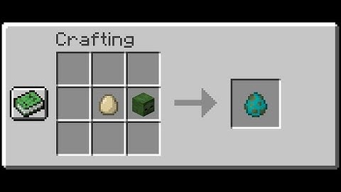 I made craftable spawn eggs in minecraft