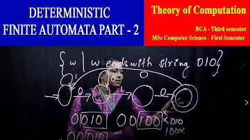 How to design a DFA that ends with a string | DFA PART 2 |THEORY OF COMPUTATION