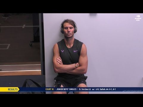 Rafael Nadal before R4 at USO'19