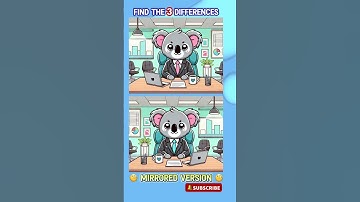 Spot the Difference | Mirrored image version | Find The 3 differences #shorts #shortsfeed #braingame