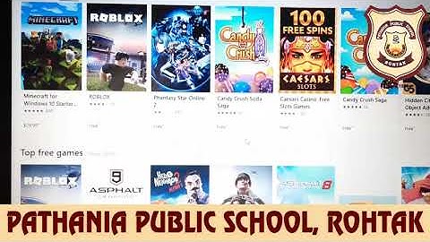 Pathania World Campus- Class 3- Computer- Recap of Chapter-4 (Starting Windows 10)