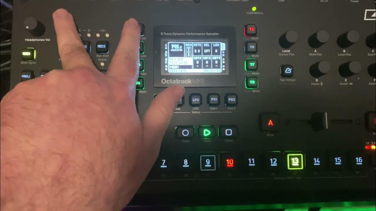 Octatrack programming Midines - YouTube