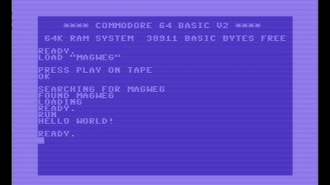 Vice. Commodore C=64 emulator on Linux