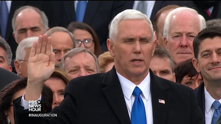 Mike Pence takes oath of office, becomes vice pres...