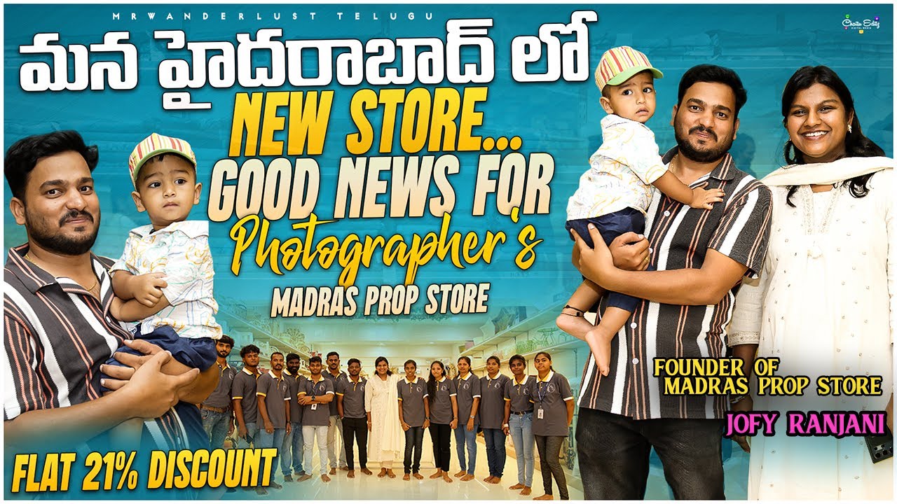 Madras Prop Store Hyderabad | Grand Opening | Good News | Explore New Store  @madraspropstore